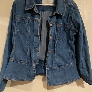 Women’s XL Button Up Denim Jacket